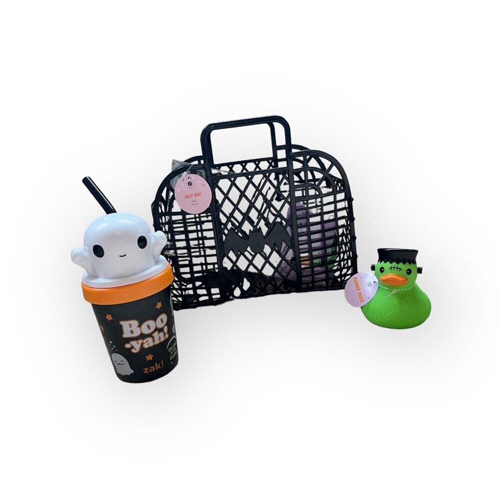 Nwt Target 2023 Viral jelly basket
Black ghost cup monster Rubber duck Sold Out